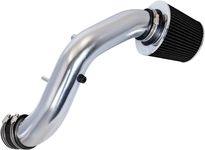 Rtunes Racing Short Ram Air Intake Kit + Filter Combo BLACK Compatible For 02-06 Acura RSX Type S