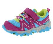 Merrell Kid's Trail Quest Hiking Sneaker, Berry/Lime/Turquoise, 5 Little Kid