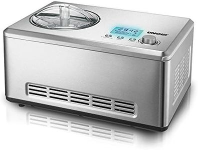 Unold 48876 Nobile Ice Cream Maker Stainless Steel 2 Litre Fully Automatic Self-Cooling Compressor LCD Display