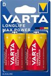 VARTA 4720101402AU Max Tech Alkaline Batteries D 2 Pack Premium standard alkaline High performance Made in Germany