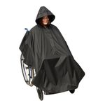 Bramble - Waterproof Wheelchair Poncho Cover Full Body Coverage, Windproof & Protects from Rain, Universal Fit for Mobility Scooter & Wheelchairs