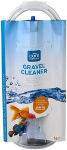 Aqua Care Aquarium Gravel Cleaner with Scraper – Self-Starting Siphon for Easy Aquarium Water Changes, Removes Waste & Pollutants, Includes Instructions, Tube Length 16 inches, 40CM, Fish Tank