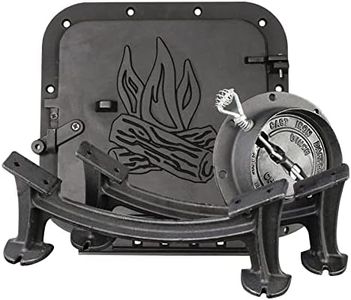 US Stove Company BSK2000 Heavy Duty Camp Stove Kit, Black, Medium