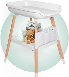 Children of Design Deluxe Diaper Changing Table - Portable Baby Changing Station & Organizer, Nursery Furnitue Tables with Storage Shelf and Changing Pad Included