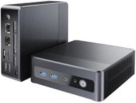 KUMNOSAL Mini PC with WiFi6 16GB RAM+512GB M.2 SSD, Alder Lake-Ν100 (up to 3.4GHz), HDMI | 2*USB3.0 | 2*USB2.0 | Full-featured Type-C | BT 5.2 Microcomputer, Home/Business/School Mini Desktop PC