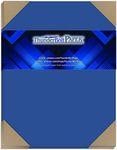 100 Bright Royal Blue 65# Cardstock Paper 8.5" X 11" (8.5X11 Inches) Standard Letter|Flyer Size - 65Cover/45Bond Light Weight Card Stock - Bright Printable Smooth Paper Surface