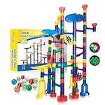 166Pcs Glowing Marble Run for Kids 
