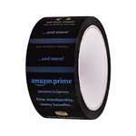 AIPL Amazon.in branded Prime Packaging Tape with Strong Adhesive No Residue Easy to Use & Pack Items Multipurpose Usage (Black, 1 Pc)