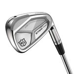 Wilson Staff Golf Clubs Iron Set, Staff Model CB, 4-PW, S-Flex, For Right-Handers, Steel Shaft, 7 Clubs, Silver, WGR200035S