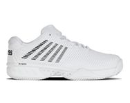 K-Swiss Men's Hypercourt Express 2 HB Tennis Shoe, White/Black, 10 M