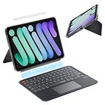 ProtoArc TK500 Keyboard Case for iPad Air 11" M3 2025/M2 2024, Magnetic Detachable Keyboard for Air 5/4, Pro 11" 4/3/2/1, Multi-Touch Trackpad with Fully Clickable Surface, QWERTY UK Layout