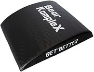 Bear KompleX Core Exercise Mat - 14.2" x 11.8" Contoured Sit Up Pad With Anti-Slip Bottom - Train Core Muscles With Sit Ups, Crunches & Ab Workouts - Supportive & Firm Lightweight Abdominal Trainer Mat