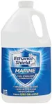 Ethanol Shield Marine Fuel Stabilizer & Preservative 1 Gallon (128 oz) - Full Fuel Cleaner - Fuel Injector Cleaner - Removes Water- Protects Fuel System - 1 Gallon Treats 1280 gallons of Gasoline.