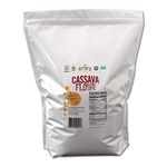 Otto's Naturals Cassava Flour (15 Lb. Bag) Grain-Free, Gluten-Free Baking Flour - Made from 100 % Yuca Root - Certified Paleo & Non-GMO Verified All-Purpose Wheat Flour Substitute