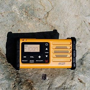 Sangean MMR-88 Portable Digital Radio – AM/FM, LCD, Black/Yellow