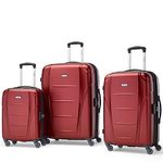 Samsonite Winfield NXT 3-Piece Nested Set (C/O,Med/Lg), Dark Red (Model: 131153-1267)