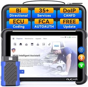 MUCAR Bidirectional Scan Tool, MUCAR 892BT Full System OBD2 Scanner, Bi-Directional OBD2 Scanner Diagnostic Tool,ECU Coding, 34 Services, FCA Autoauth, CANFD and DoIP, Free Lifetime Upgrade