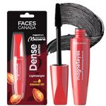 FACES CANADA Magneteyes Dramatic Volumizing Mascara - Black, 9.5ml | Lightweight, Denser & Longer Lashes | Intense Black Finish | Adds Volume | Easy Wash | No Clumping | Cruelty Free