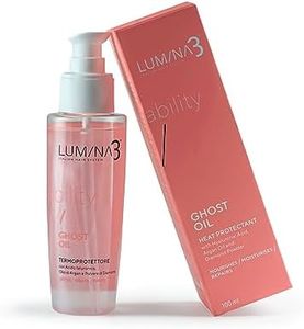 Ghost Oil | Termoprotettore Ristrutturante Districante per Capelli Ricci, Crespi e Danneggiati, con Acido Ialuronico, Olio di Argan e Polvere Di Diamante. Siero Trattamento Professionale -100 ml