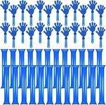 ZCYSRLQIN 48 Pcs Noisemakers Include 24 Hand Clappers 24 Thunder Sticks Cheer Noise Makers for Sporting Events Football Games School Team Spirit Items Party Favors Dance （Royal Blue