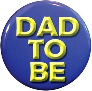 Henry the Buttonsmith Dad to Be 2.25 Pinback Button