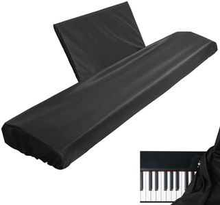 Dasing Cubierta Antipolvo para Teclado de Piano para 88 Teclas, con Cubierta para Soporte de Partituras, Cubierta para Piano EléCtrico, una Prueba de Polvo y Lavable