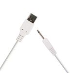 Multibao 2.5mm DC Jack to USB Charger Cable Lead for Rechargeable Massager Wand