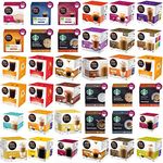 Pick Any 4 Boxes of Compatible with Original Dolce Gusto Coffee Pods, Pick from 20+ blends Latte, Espresso, Tea, Cappuccino, Chocolate, Caramel, Decaf etc