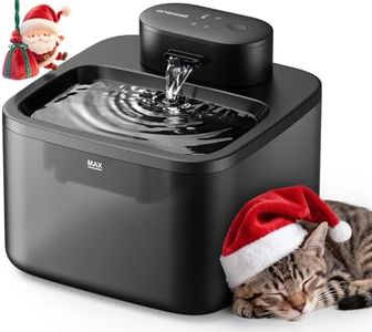 oneisall Dog Water Bowl Dispenser,7L Quiet Automatic Dog Water Dispenser Stainless Steel,100% BPA-Free for Cats and Small and Medium Large-Sized Dogs