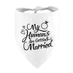 Engagement Gift, My Humans are Getting Married Dog Bandana, Wedding Photo Prop, Pet Scarf, Dog Engagement Announcement, Pet Accessories