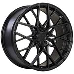 Ruffino Inception ALLOY WHEEL/RIM Black Magic SIZE 18x8 INCH BOLT PATTERN 5x114.3 OFFSET 35 CENTER BORE 67.1 CENTER CAPS INCLUDED, LUG NUTS NOT INCLUDED (RIM PRICED INDIVIDUALLY)