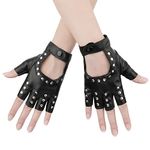 Leather Gloves With Rounded Fingers