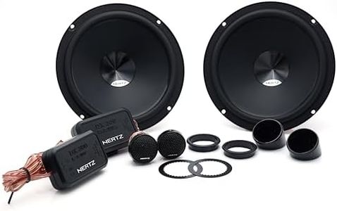 Hertz DSK 165 – Système Audio 2 Voies pour Voiture, 165 mm, 160W, 2 woofers, 2 tweeters, filtres passifs Inclus, Son Haute qualité