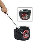 A99 Golf Power Smash Contact Bag Black Golf Hitting Bag Swing Training Aids Contact Power Golf Practicing Bag Indoor Outdoor Great Gift