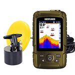 LUCKYLAKER Wired Sensor Fish Finder Boat Waterproof Portable Depth Finder Display Transducer Kayak Fish Finders Sonar Fishing Gear