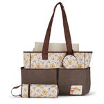 Disney Unisex Baby Multi-Functional Travel Tote Diaper Bag with Changing Pad, Winnie The Pooh Toss Head, Large