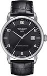 Tissot mens Luxury Stainless Steel Dress Watch Black T0864071605700, Black, Modern