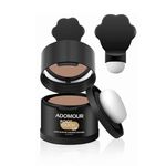 Adomour Mud Hairline Shadow Powder for Men and Women| Root touch up Powder| Sweat Resistant and Stain Proof 48 hour formula | Instantly Conceals Hair Loss, Bald Patch and Grey Hair 6g (Medium brown)