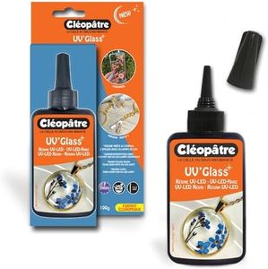 CLEOPATRE - UV’Glass - Résine UV-LED prête à l'emploi séchage rapide format de 100gr