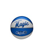 Wilson Mini-Basketball, Team Retro Model, ORLANDO MAGIC, Outdoor, Rubber, Size: MINI