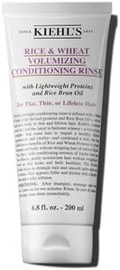 Kiehl's Rice and Wheat Volumizing Conditioning Rinse, Hair Conditioner for Thin or Flat Hair, Helps Boost Volume for Thicker Looking Hair, Smooth Split Ends, Detangles Hair, with Proteins - 6.8 fl oz