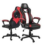 JOYFLY Gaming Chair for Adults Gaming Chair, Racing Style Ergonomic Office Chair with Adjustable Swivel Chair with Lumbar Support(Red)