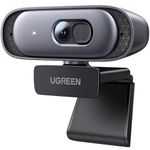 UGREEN 2K Webcam for PC, FHD Streaming Computer Web Camera Auto Focus 1440P@30fps, Dual Noise-Cancelling Mics, Auto Light Correction, Privacy Cover for Zoom/Skype/Teams, Conferencing and Video Calling