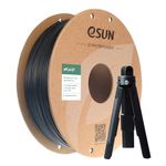 eSUN PLA Filament 1.75mm, ePLA-CF Carbon Fiber Filled PLA Filament Dimensional Accuracy +/- 0.03mm, 1KG Spool (2.2 LBS) 3D Printing Materials for FDM 3D Printers,Black