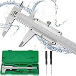 Vernier Caliper Analogue150MM 6” Stainless Steel Nabance Micrometer Measuring Tool Vernier Caliper