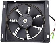 GOOFIT Square Radiator Cooling Fan Replacement For 250cc ATV Quad Go Kart Scooter