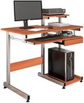 Techni Mobili Complete Computer Workstation Desk, 38" W x 22" D x 35" H, Woodgrain