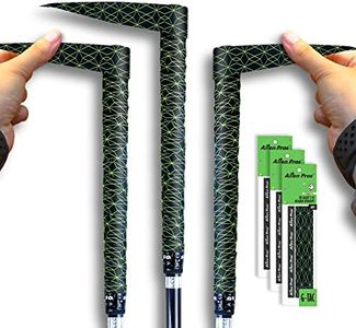 Alien Pros Golf Grip Wrapping Tapes (3-Pack) - Innovative Golf Club Grip Solution - Enjoy a Fresh New Grip Feel in Less Than 1 Minute (3-Pack, Black Cubic)