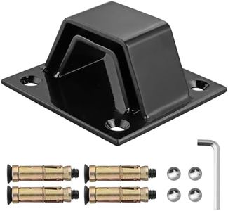 EYPINS Heavy Duty Security Ground Anchor - Hardened Steel Double-Layer Anti-Theft Wall/Floor Anchor Mount for Motorcycles, Bikes, Scooters - Permanent Locking Point for Chain Locks