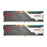 Patriot Memory Viper Venom RGB DDR5 32GB (2x16GB) Kit 6000MHz CL36 1.35V Limited UDIMM RGB Desktop Memory w Heat Sink PVVR532G600C36K